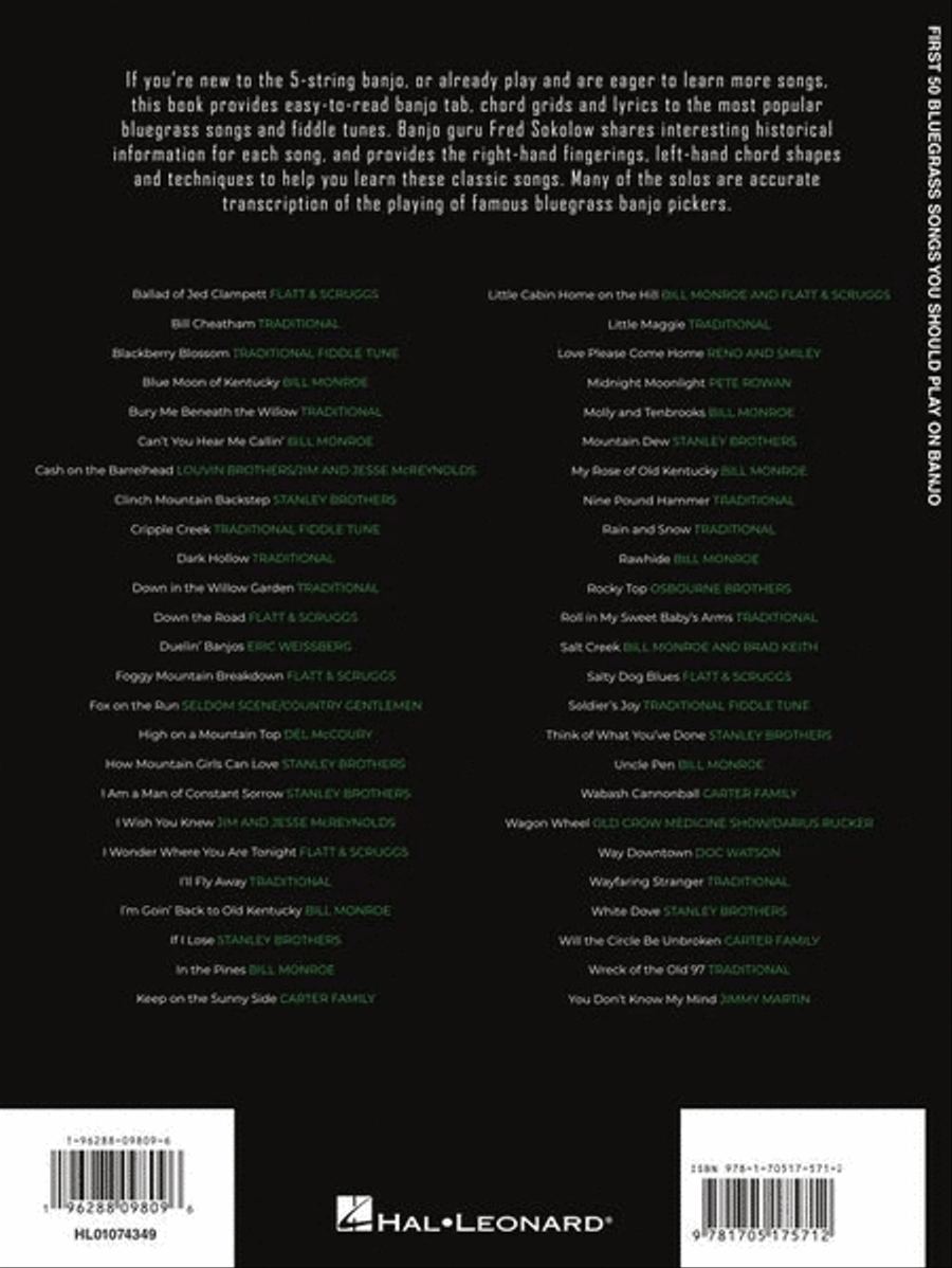 First 50 Bluegrass Songs You Should Play on Banjo Banjo scores gallery preview page 9