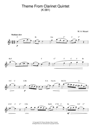 Theme From Clarinet Quintet