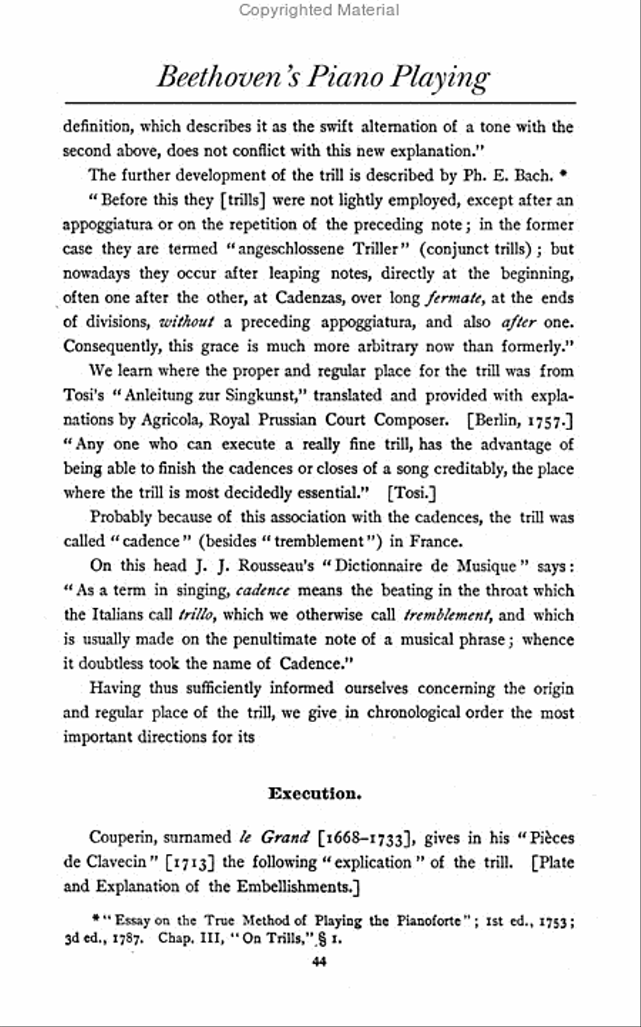 Beethoven's Piano Playing -- With an Essay on the Execution of the Trill Piano Solo scores gallery preview page 3