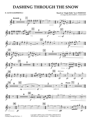 Dashing Through The Snow (based on "Jingle Bells") (arr. Richard L. Saucedo) - Eb Alto Saxophone 2