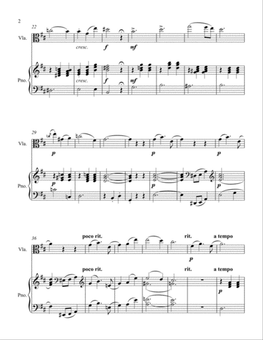 Mama's Birthday Viola scores gallery preview page 2