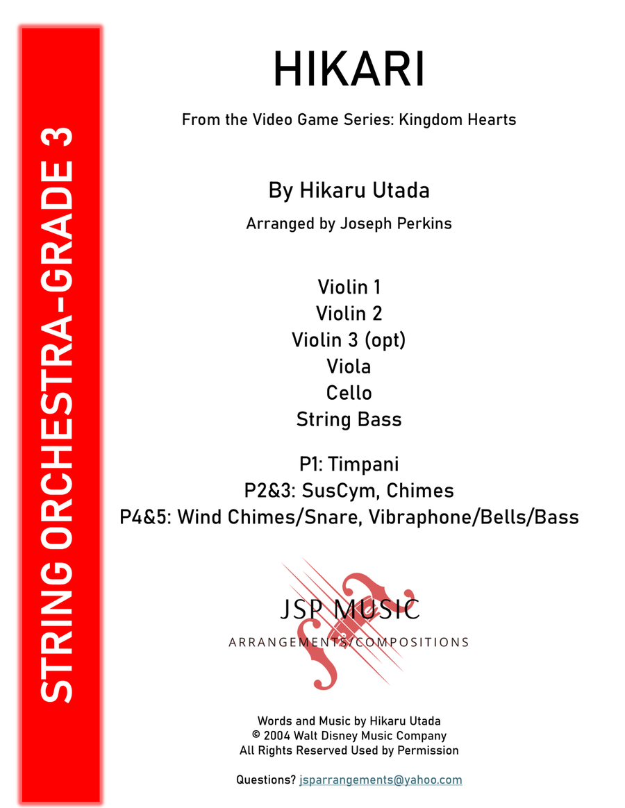 Hikari String Orchestra scores gallery preview page 1