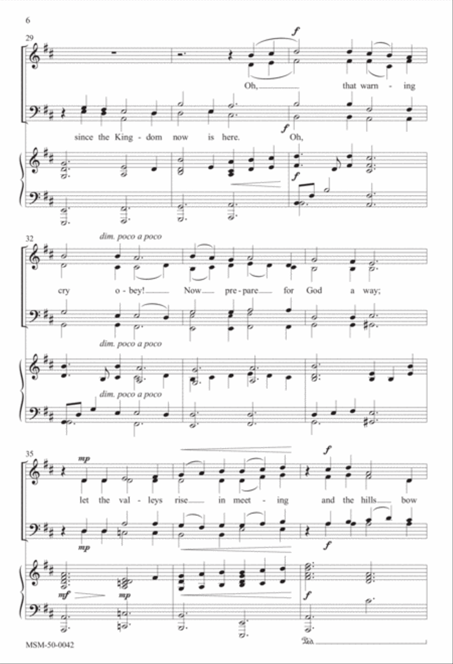 Advent Introit and Amen 4-Part scores gallery preview page 4