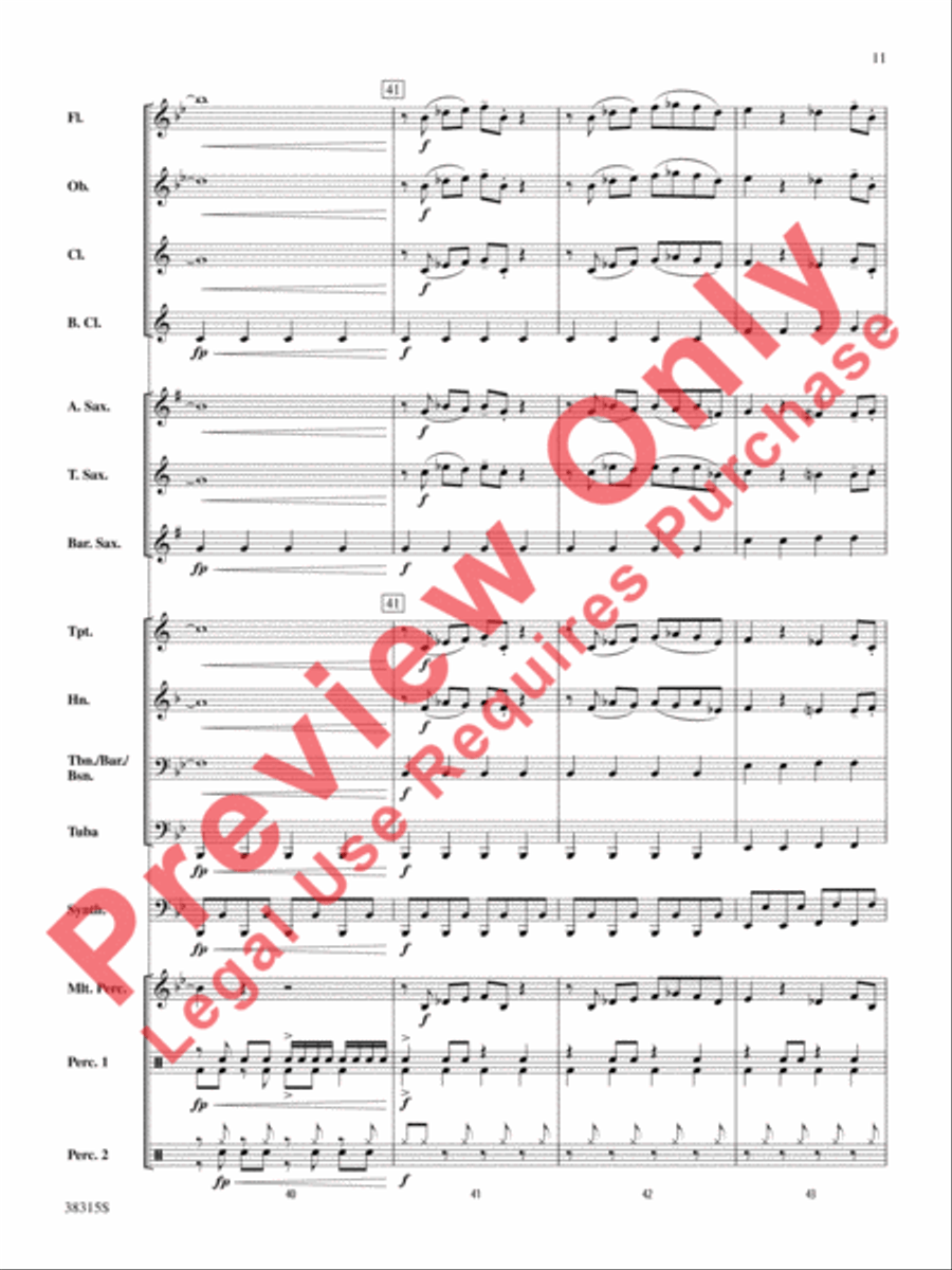 Kernkraft 400 Concert Band scores gallery preview page 12