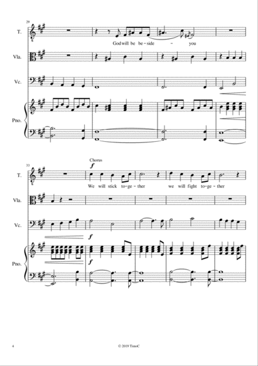 Here For You Here For You Small Ensemble scores gallery preview page 4
