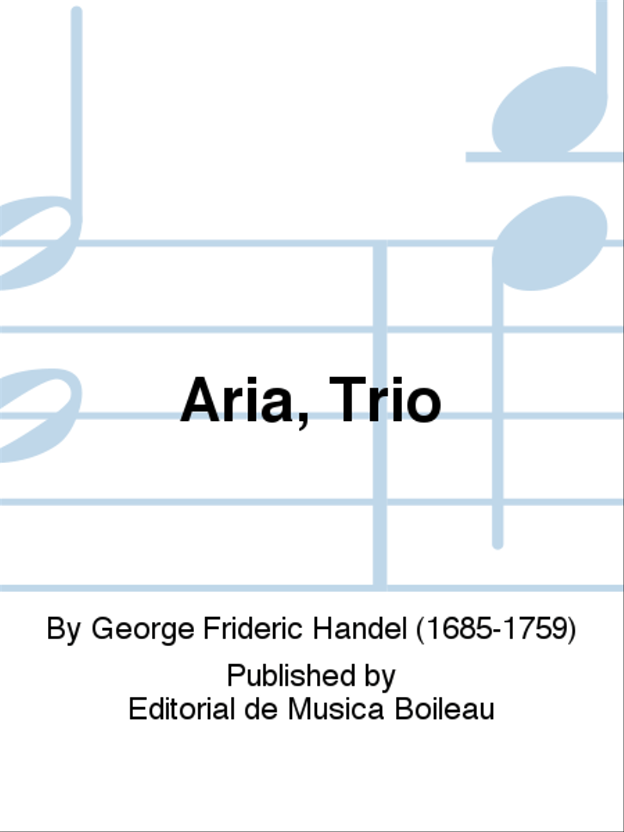 Aria, Trio Piano Trio scores gallery preview page 1