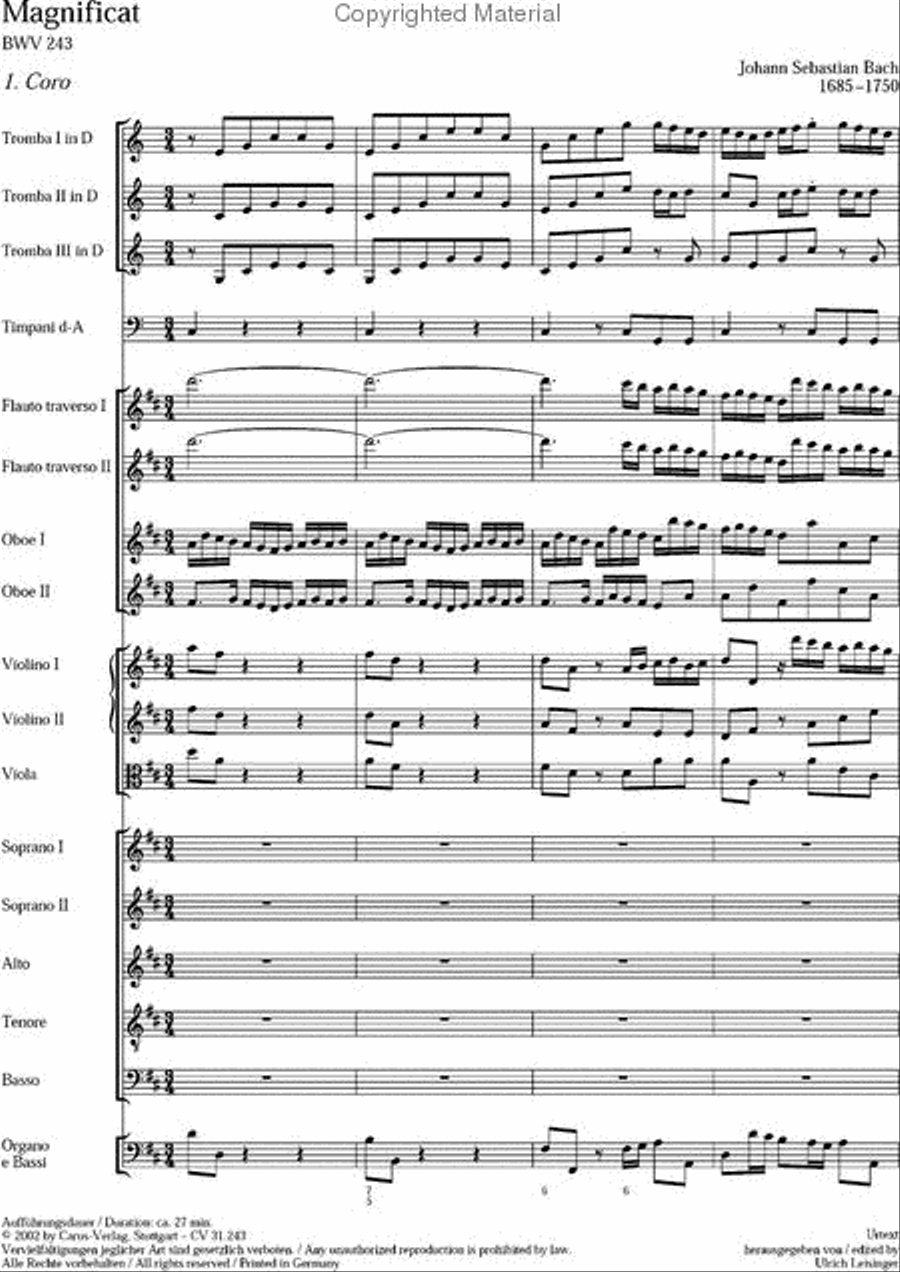 Magnificat in D Magnificat in D SSATB scores gallery preview page 2