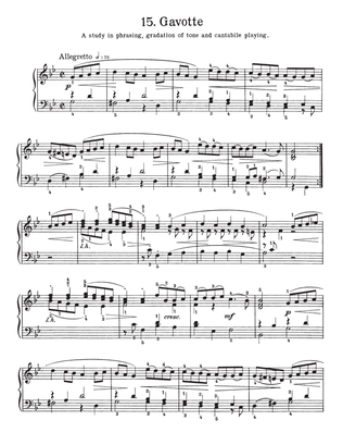 Gavotte In G Minor, BWV 822