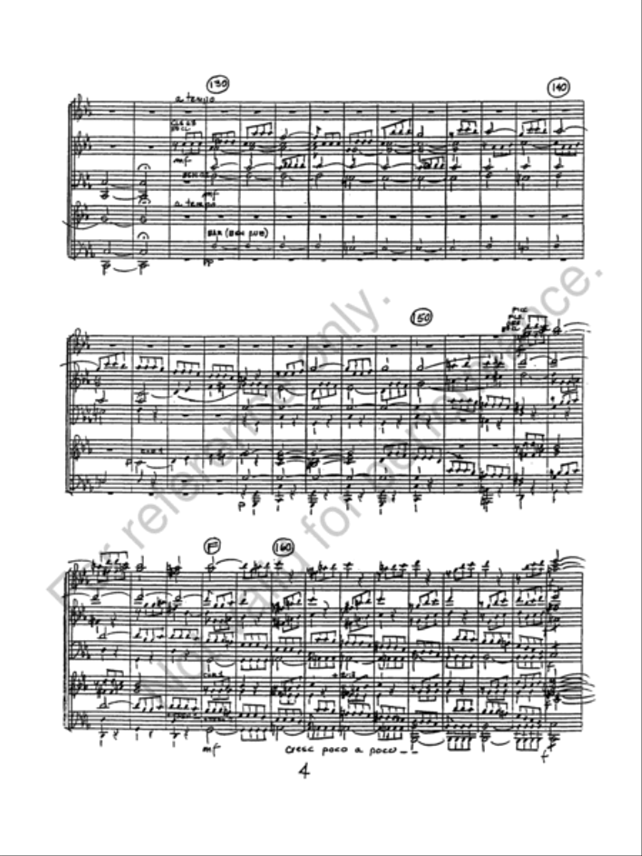 Symphony #5 In C Minor (1st Mvt.) Concert Band scores gallery preview page 5