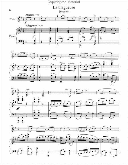 Petite Suite for Violin and Piano