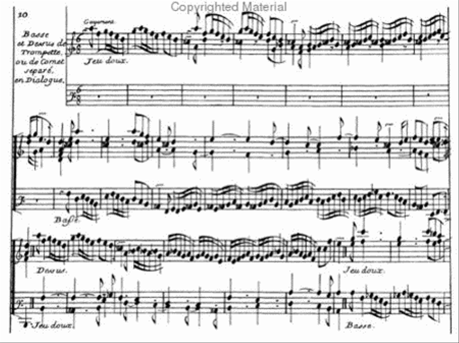 Clerambault First organ book Organ Organ Solo scores gallery preview page 2