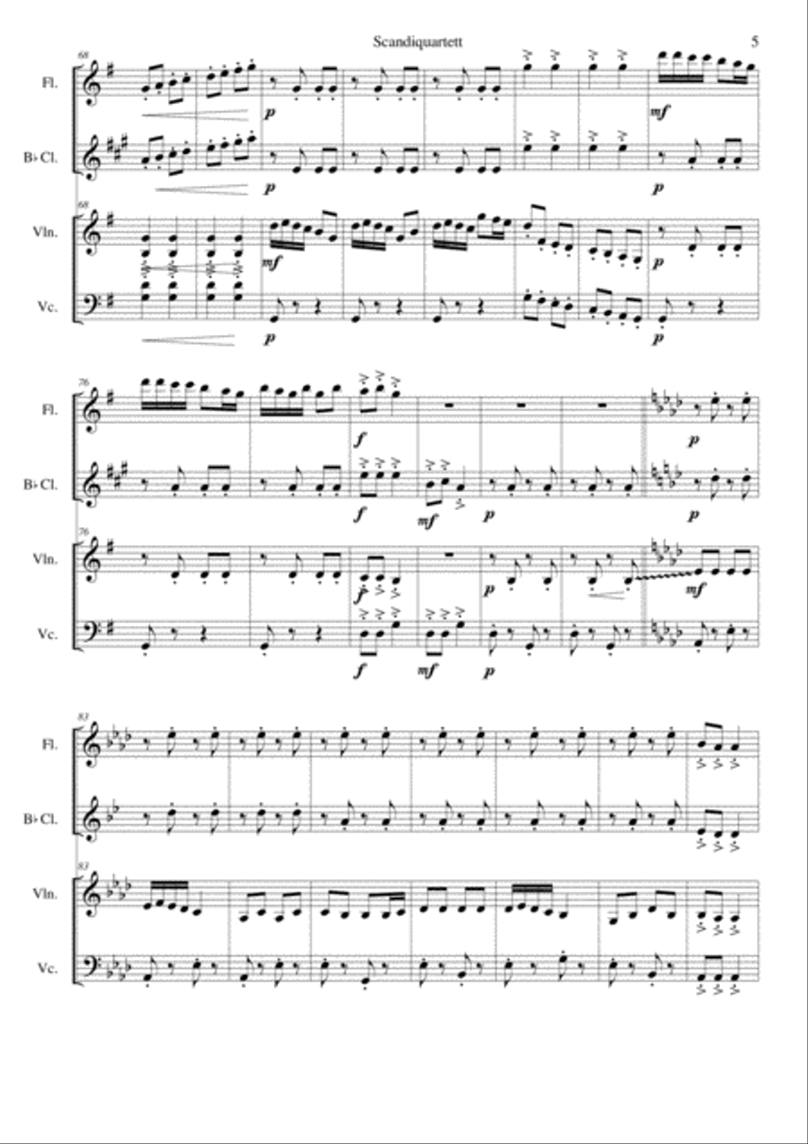 Scandiquartett Small Ensemble scores gallery preview page 5