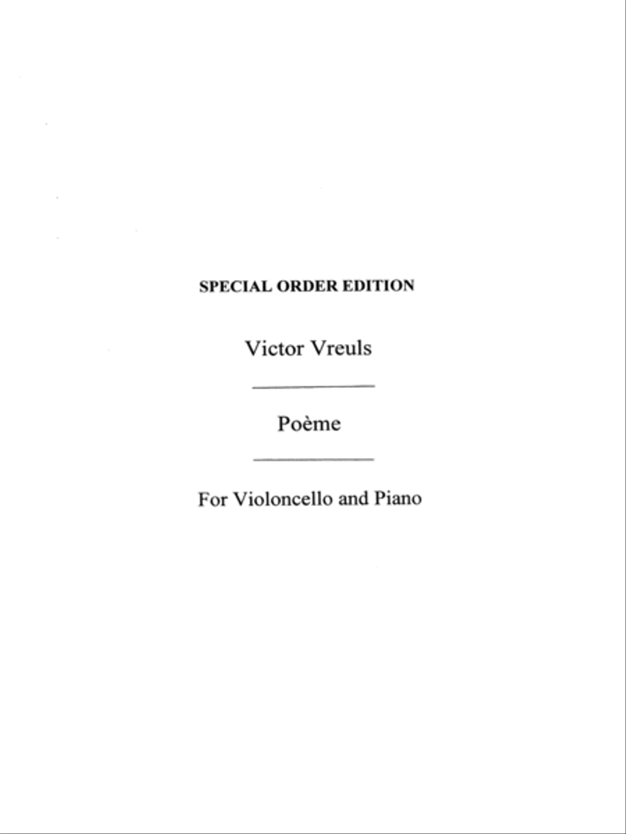 Poeme Poeme Piano Accompaniment scores gallery preview page 1