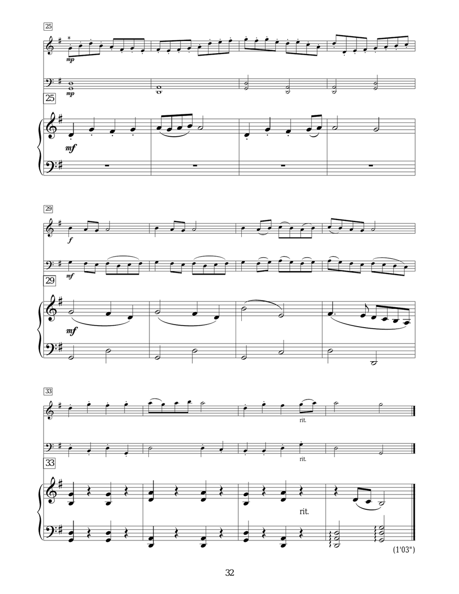 Cotillon (Youth's The Season) Piano Trio scores gallery preview page 3