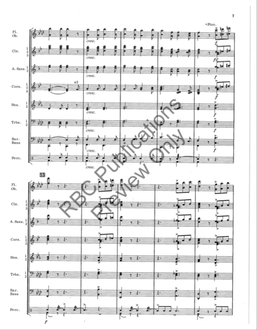 Coasts Of High Barbary Coasts Of High Barbary Concert Band scores gallery preview page 8