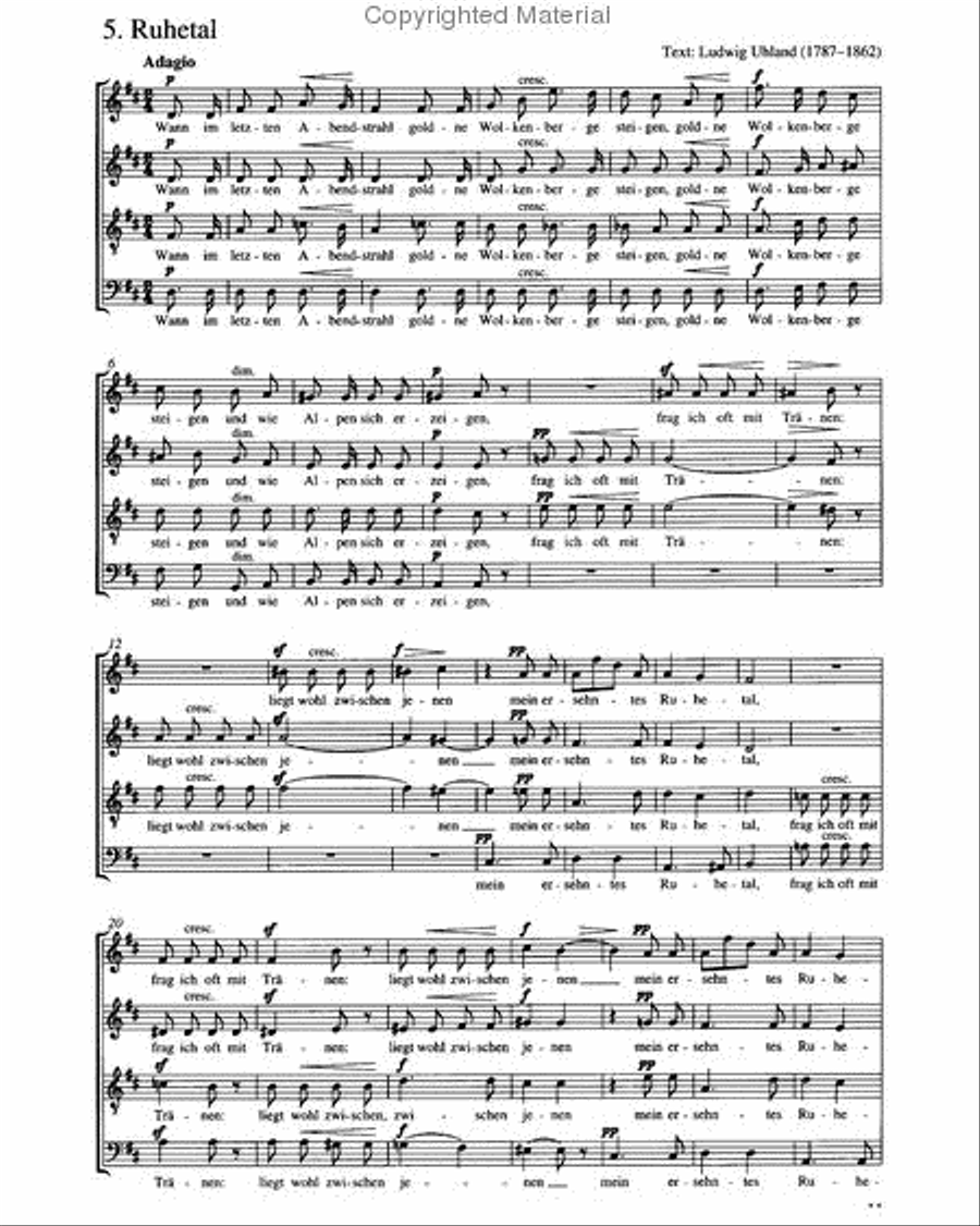 Im Freien zu singen (Heft 3) Choir scores gallery preview page 7