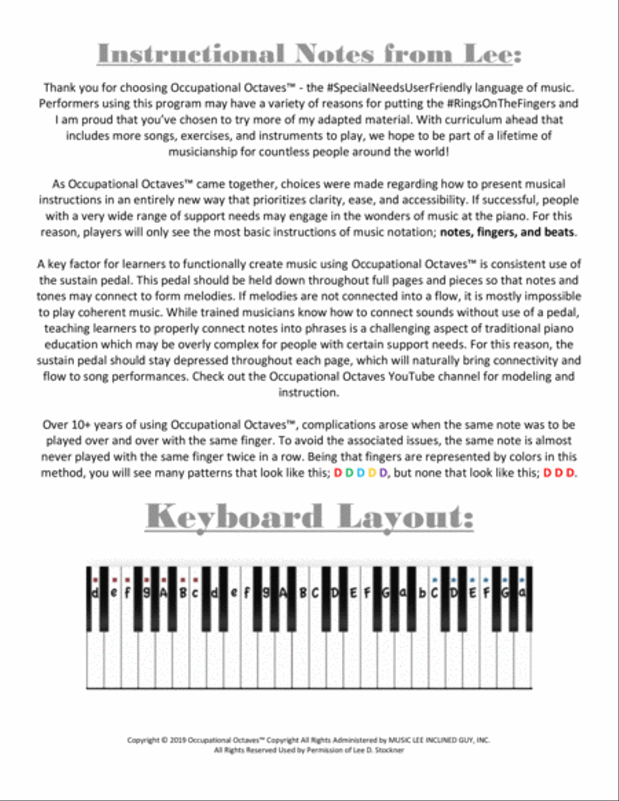 Canon in D (Occupational Octaves™) Piano Solo scores gallery preview page 2