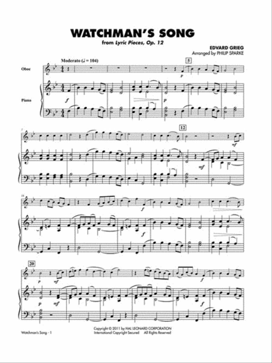 Classical Solos for Oboe Oboe Solo scores gallery preview page 5