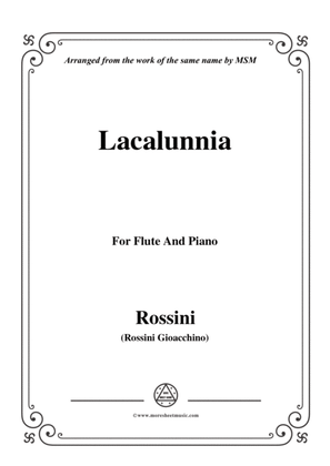 Rossini-La calunnia,for Flute and Piano