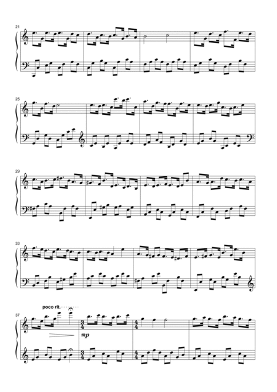 Valentina, Stolpersteine Variations Piano Solo scores gallery preview page 2