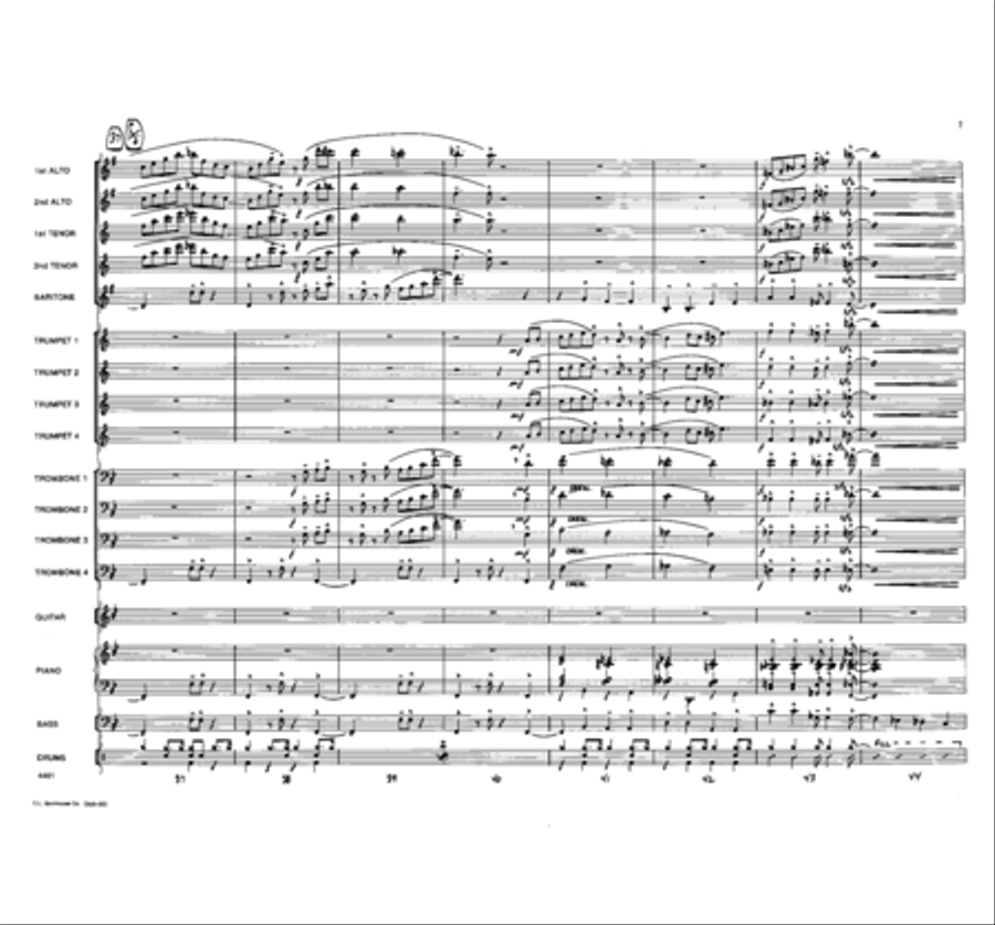 Exit 135 North Exit 135 North Jazz Ensemble scores gallery preview page 6