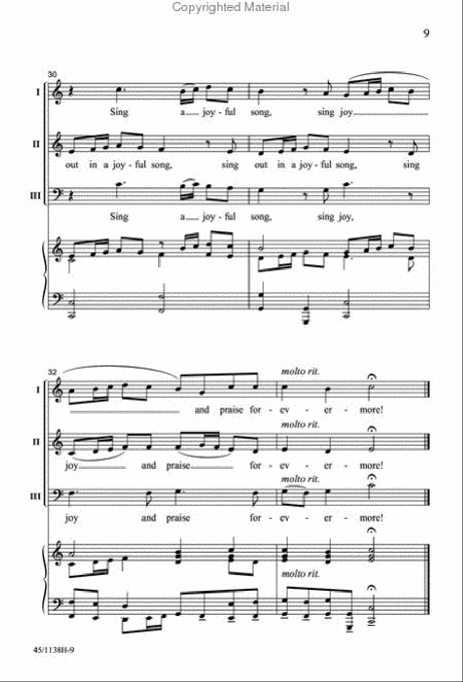 Masterworks and Madrigals for Middle School Choirs SSA scores gallery preview page 8
