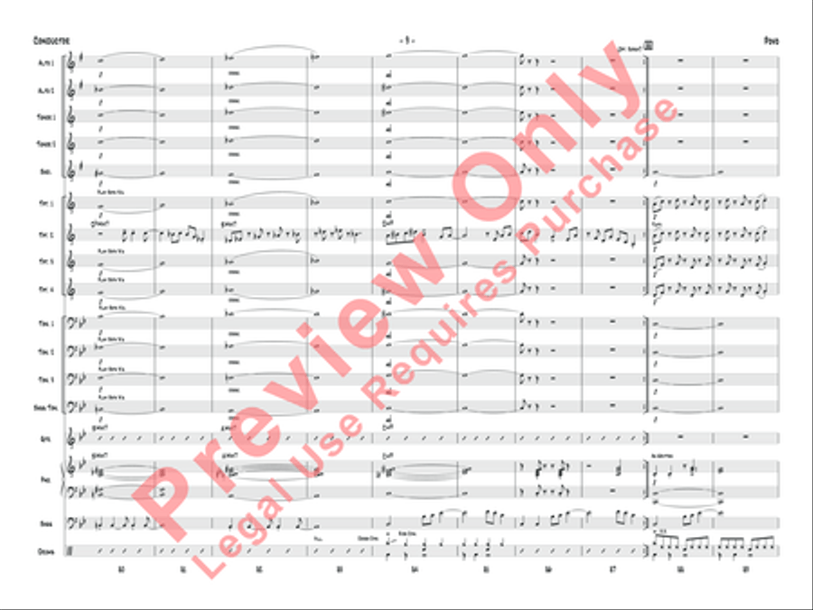 Povo Povo Jazz Ensemble scores gallery preview page 12
