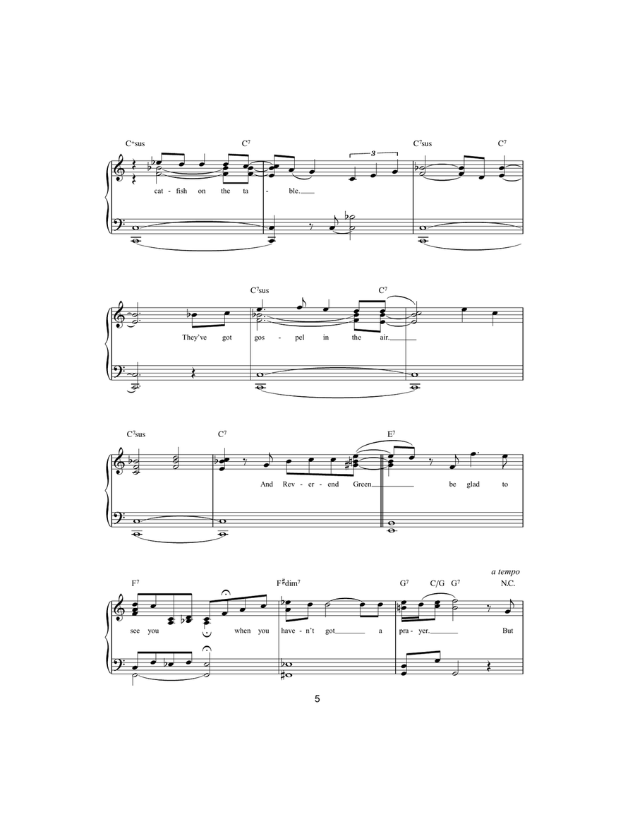 Walking In Memphis Walking In Memphis Easy Piano scores gallery preview page 5
