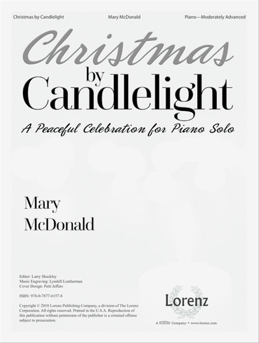 Christmas by Candlelight Christmas by Candlelight Piano Solo scores gallery preview page 1