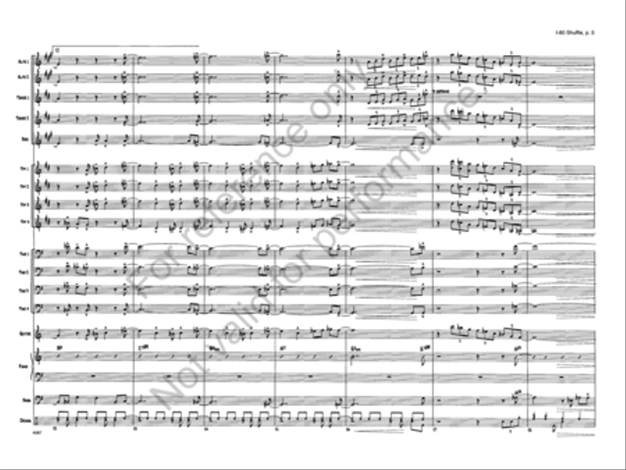 I-80 Shuffle I-80 Shuffle Jazz Ensemble scores gallery preview page 5