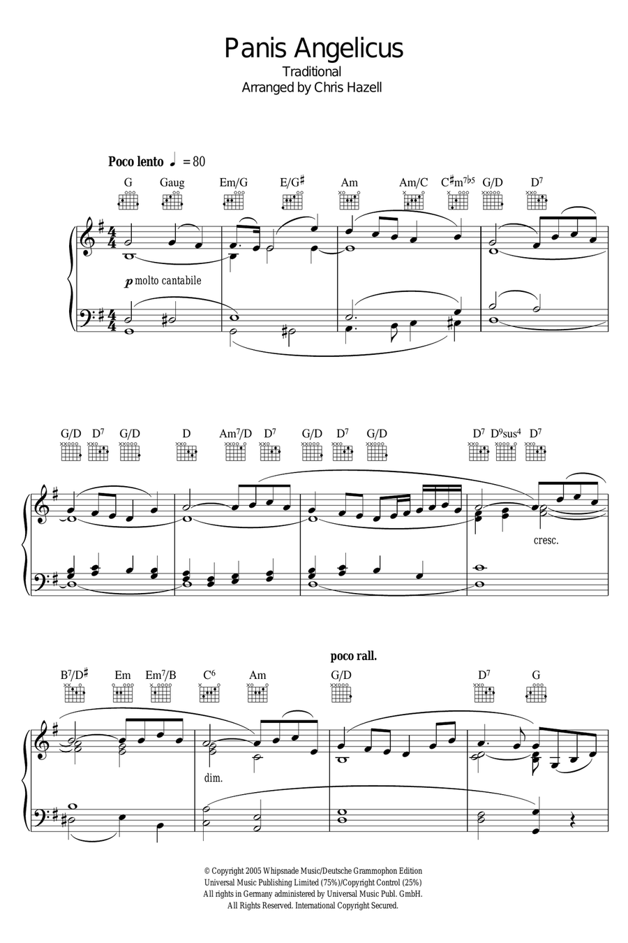 Panis Angelicus Panis Angelicus Acoustic Guitar scores gallery preview page 1