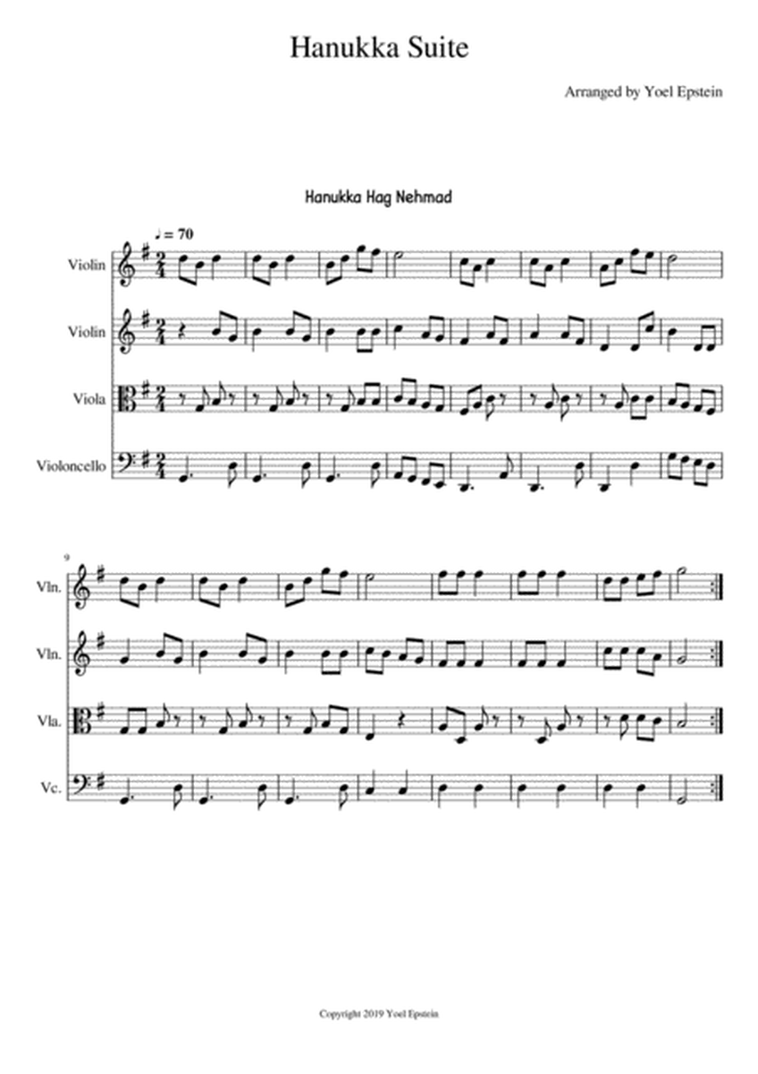 Hanukkah Suite for String Quartet image number null