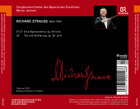 Richard Strauss: Eine Alpensinfonie & Tod und Verklarung