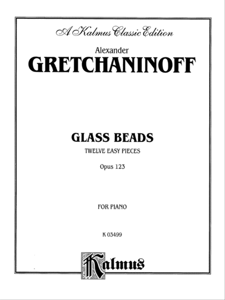 Glass Beads, Op. 123