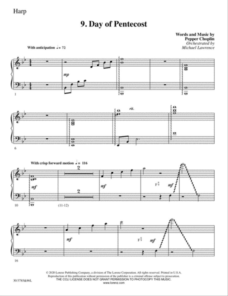 Once Upon a Morning - Set of Parts Choir scores gallery preview page 15