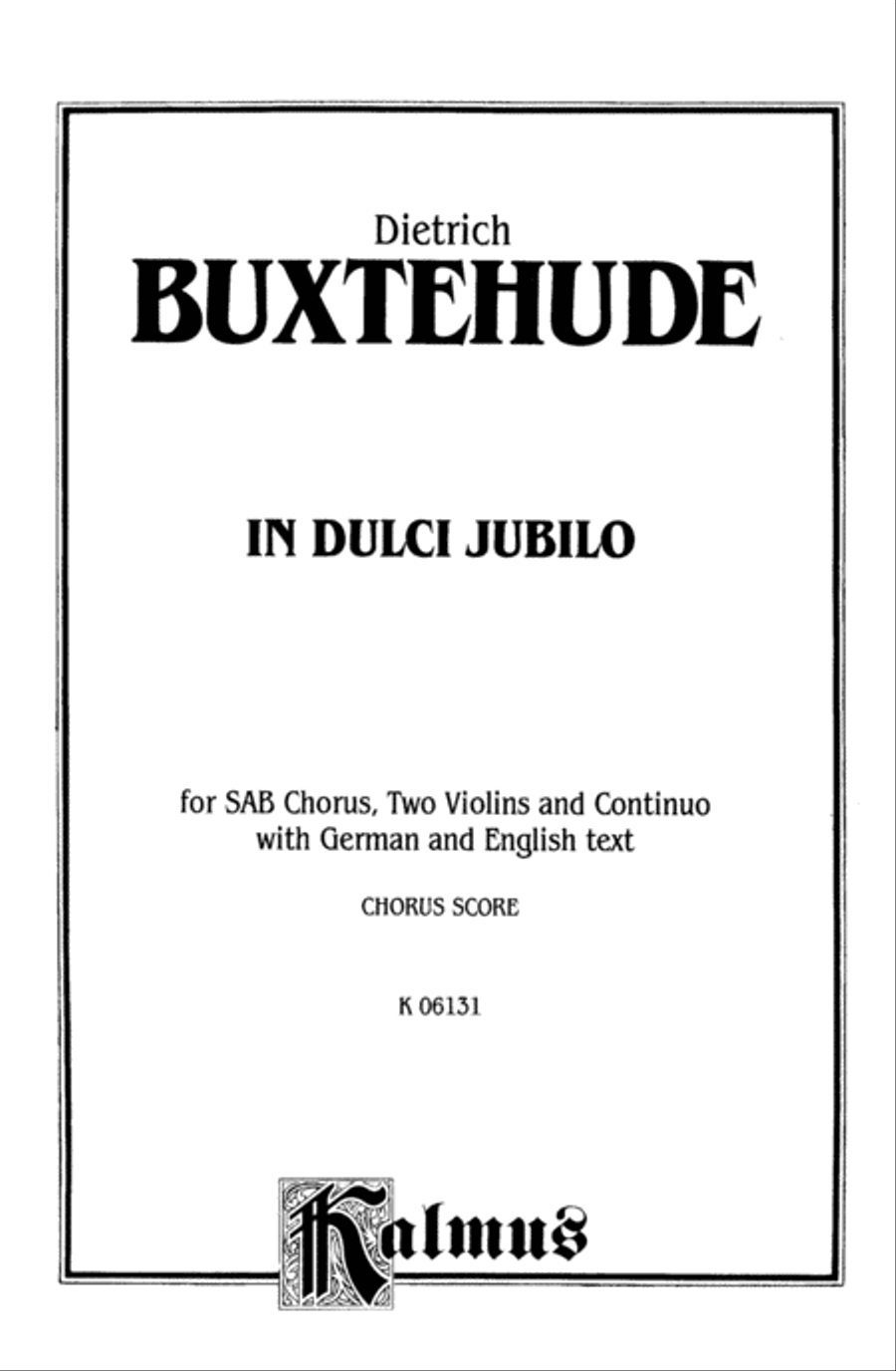 In Dulci Jubilo 3-Part scores gallery preview page 2