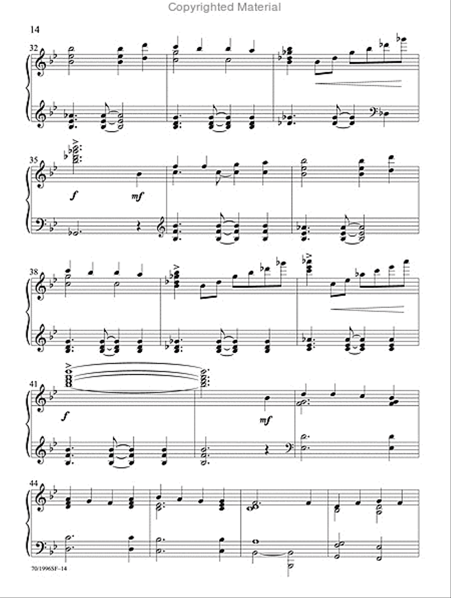 In the Light of the Cross Piano Solo scores gallery preview page 11