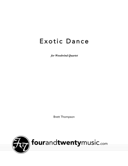 Exotic Dance for woodwind quartet image number null