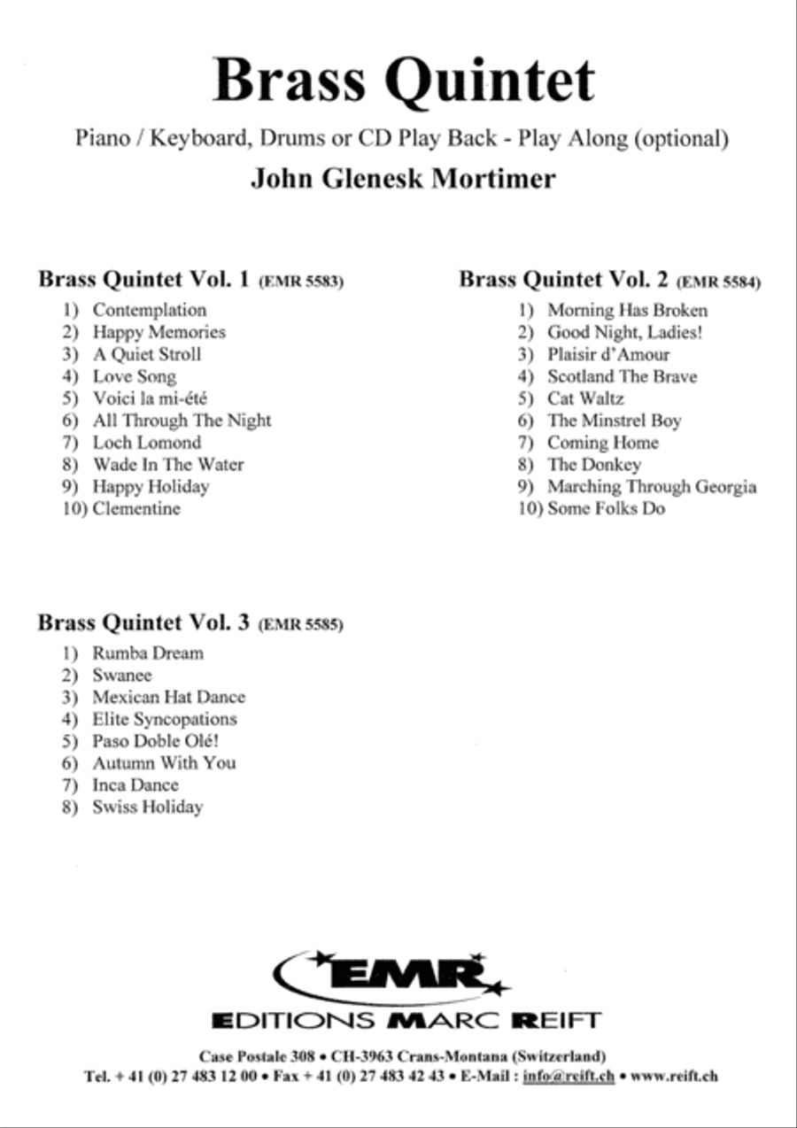 Quintets Volume 2 Brass Band scores gallery preview page 13