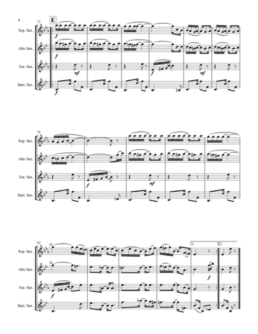 Joplin - “Solace” - A Mexican Serenade (for Saxophone Quartet SATB) image number null