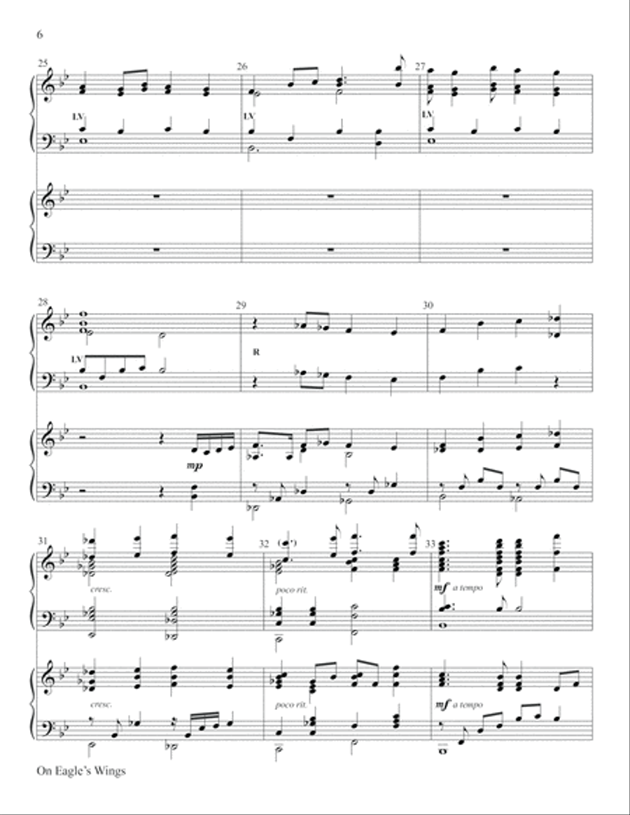 On Eagle's Wings On Eagle's Wings Piano scores gallery preview page 6