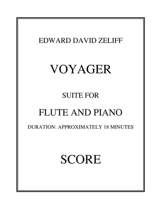 Book cover for Voyager: Suite for Flute and Piano