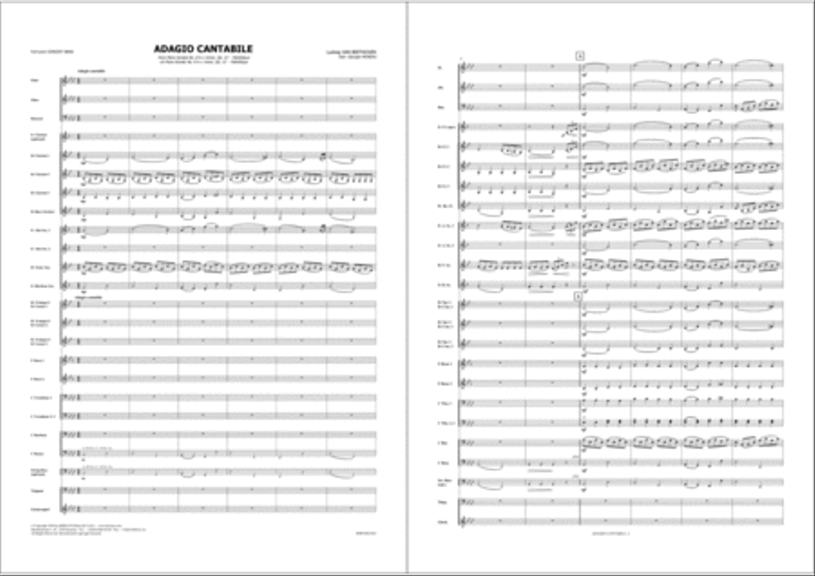 Adagio Cantabile Concert Band scores gallery preview page 3
