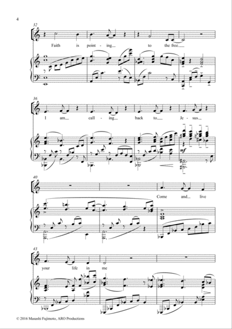 Christ is calling Voice scores gallery preview page 4