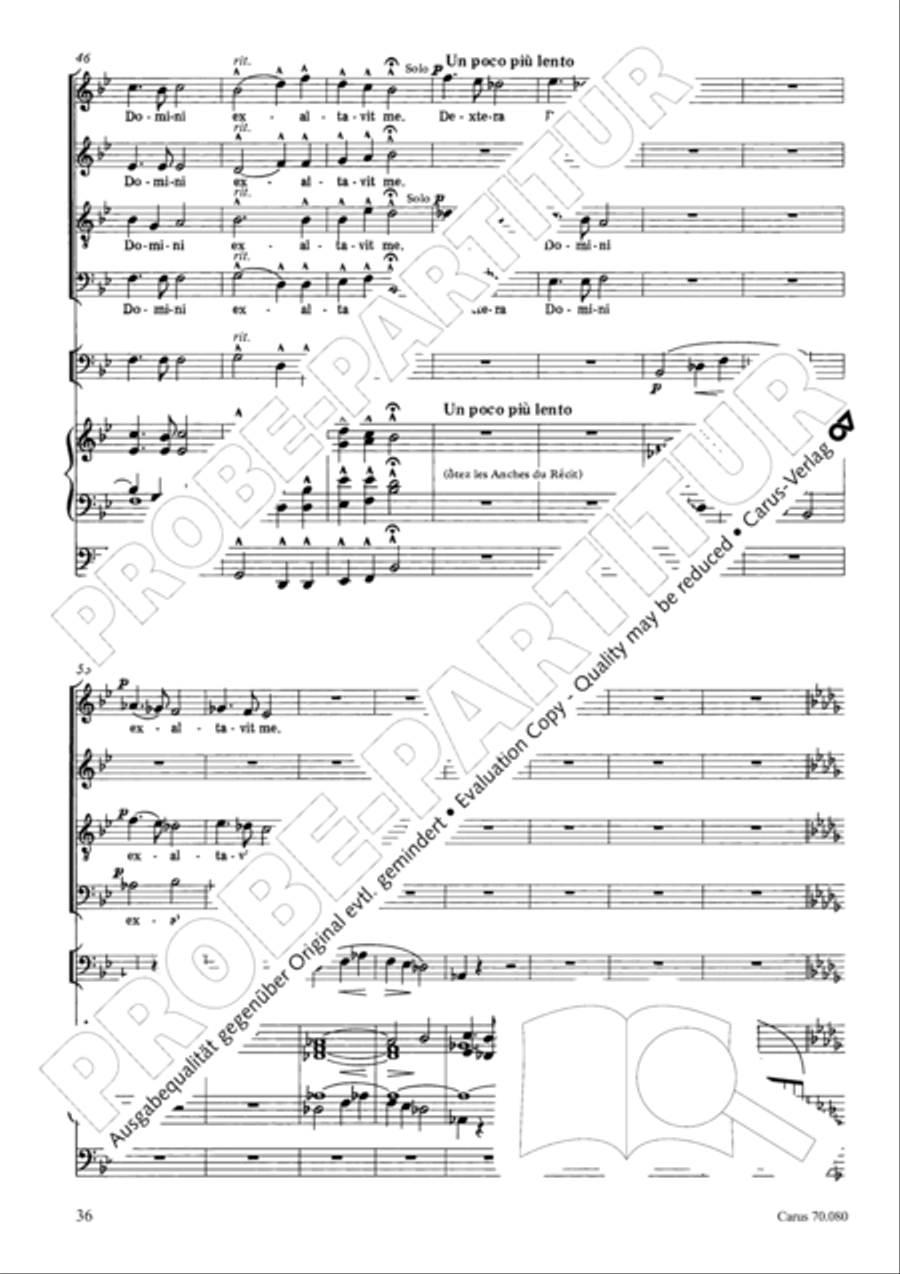 Five Short Sacred Compositions (Funf kleinere Kirchenwerke) Score scores gallery preview page 50