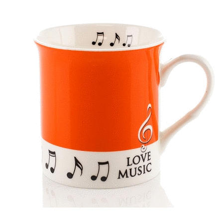 Little Snoring: Colour Block Mug - Orange