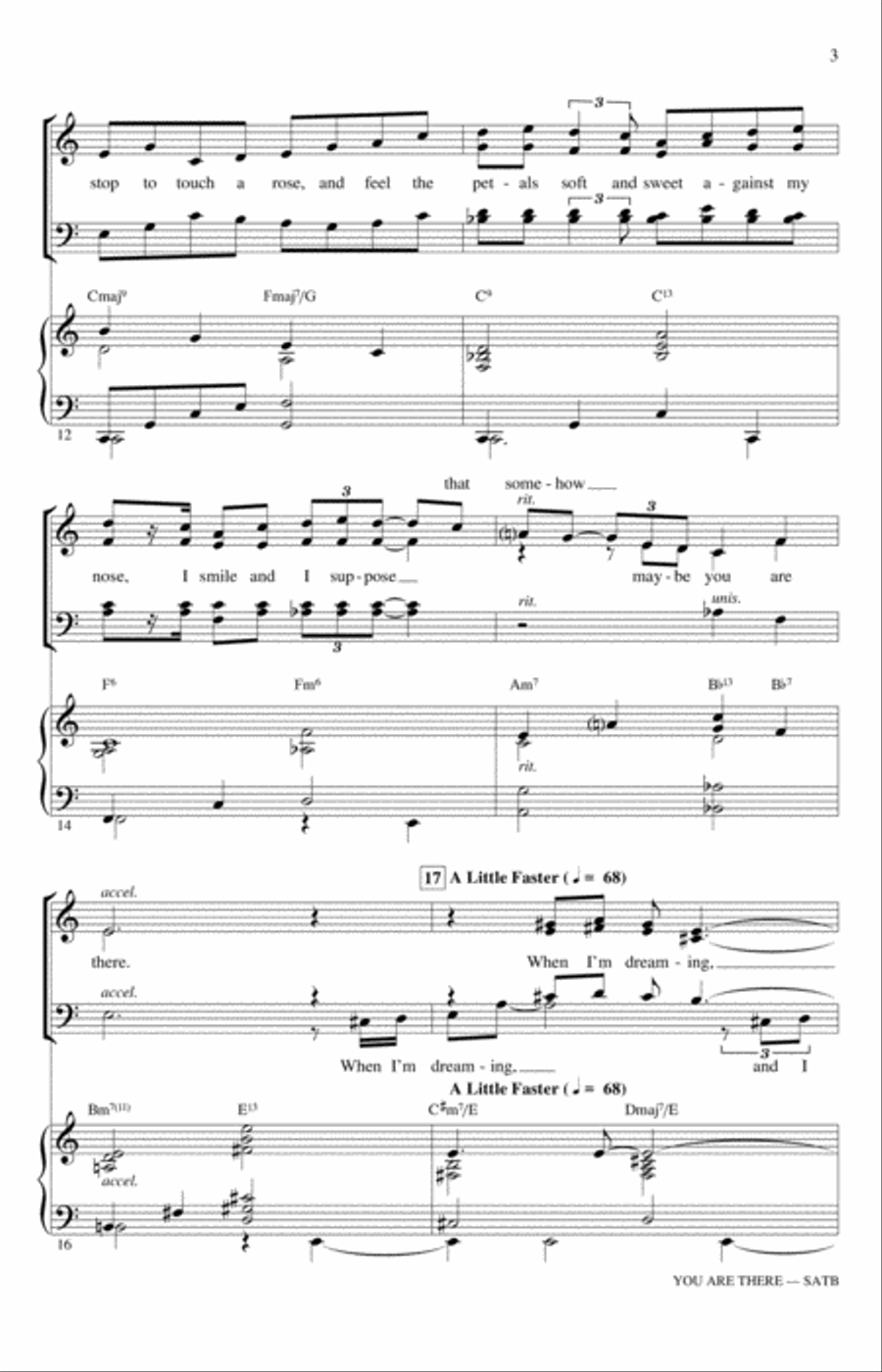 You Are There You Are There 4-Part scores gallery preview page 3