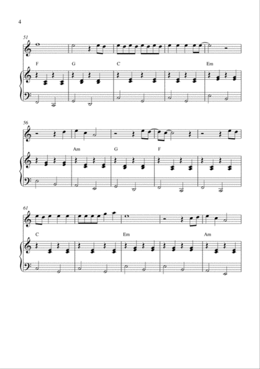 Count On Me Violin Solo scores gallery preview page 4