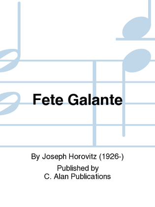 Book cover for Fete Galante