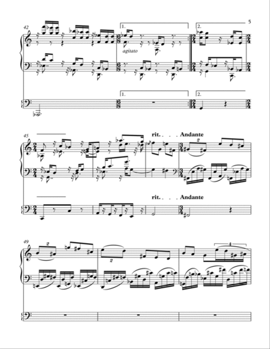 Impersonata: First Movement Piano Solo scores gallery preview page 5